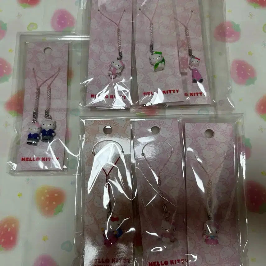 [BUNJANG] Kitty 50th Anniversary Strap / 키티 50주년 스트랩 미사용 키티문방구
