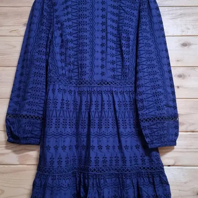 [BUNJANG] J. Crew Eyelet Dress Navy / J.CREW 펀칭 원피스