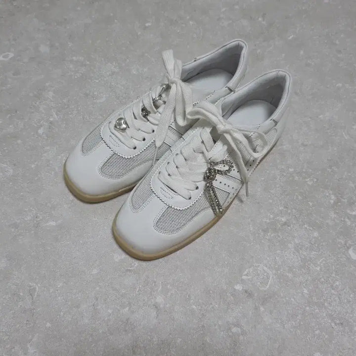 [BUNJANG] Lanvin Flash Crystal Sneakers (2024) / 2024년식) 랑방 - 플래쉬 크리스탈스니커즈 240