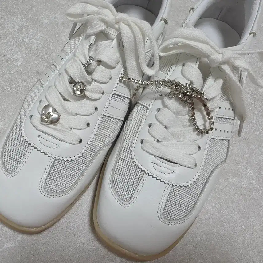 [BUNJANG] Lanvin Flash Crystal Sneakers (2024) / 2024년식) 랑방 - 플래쉬 크리스탈스니커즈 240