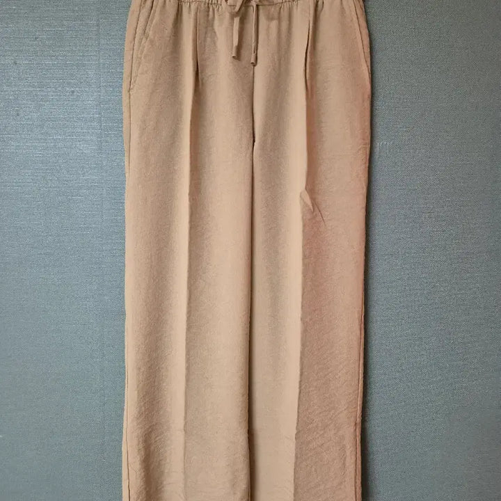[BUNJANG] Beige Rayon Vest and Wide Pants Set / 인견 조끼+팬츠 셋업(새상품)66