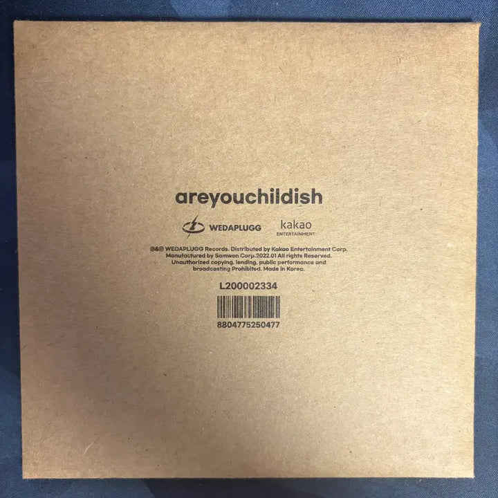 [BUNJANG] Oulnarae areyouchildish Signed Album (Unsealed) / 오르내림 - areyouchildish - 개봉 싸인반