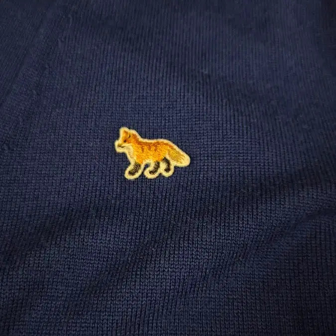 [BUNJANG] Maison Kitsune Blue Cardigan - Size L / 메종키츠네 블루 가디건 L 사이즈 팝니다.