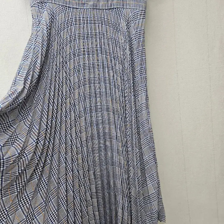 [BUNJANG] ZARA Check Pleated Long Dress / 자라  체크 플리츠롱원피스  95