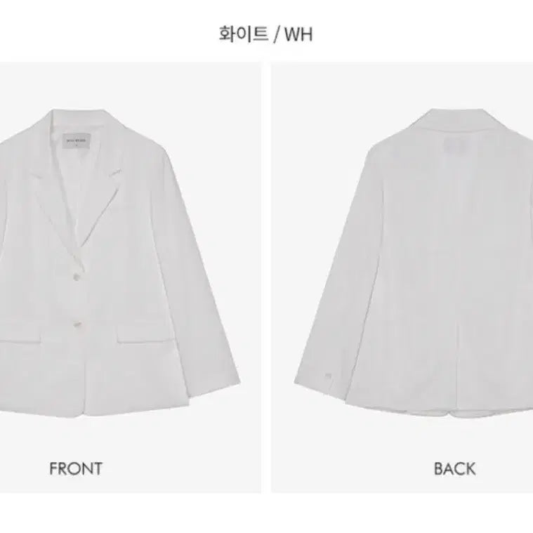 [BUNJANG] Mind Bridge White Linen Oversized Jacket / 마인드브릿지 화이트 오버핏 자켓 린넨자켓 오버핏자켓 화이트자켓 투버튼시
