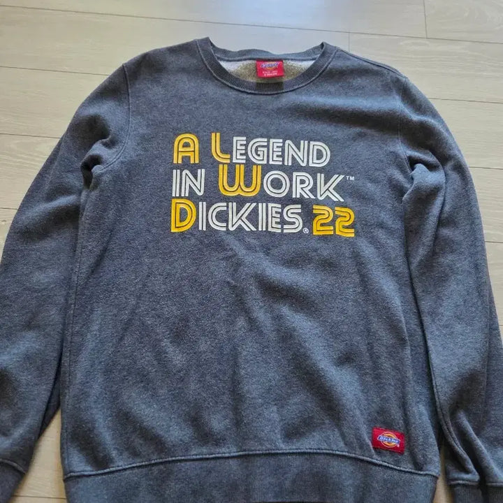 [BUNJANG] Dickies Legend Printed Sweatshirt Gray / 디키즈 레전드 프린팅 맨투맨 그레이