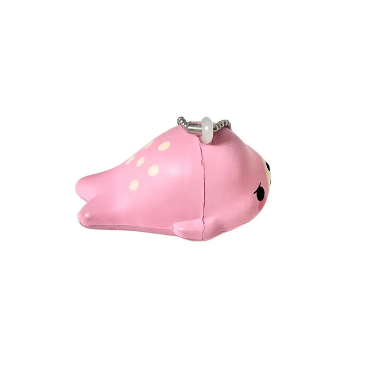 [BUNJANG] San-X Mamegoma Benigoma Squishy Keyring / [고전] 마메고마 베니고마 스퀴시 키링 산엑스 사쿠라고마