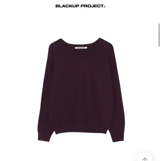 [BUNJANG] Blackup Luroco V-Neck Knit Purple / 블랙업 루로코 브이넥 니트 퍼플 새거
