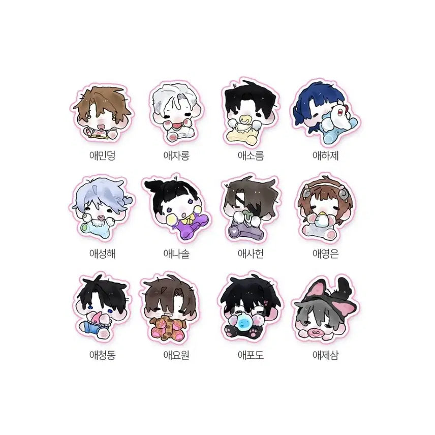 [BUNJANG] Gwedam Check-in Acrylic Stands &amp; Keyrings Bundle / 내일까지) 괴담출근 괴출 아크릴코롯토스탠드키링 김솔음류재관제삼이자헌성해