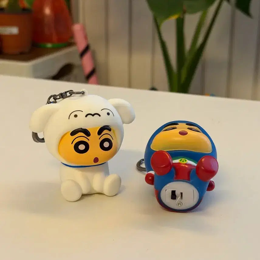 [BUNJANG] Character Doll Keyring Set (2 Items) / 캐릭터 인형 키링 2종 세트