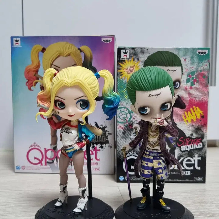 [BUNJANG] Q posket Harley Quinn &amp; Joker A Color Bundle Set (Unsealed) / Q posket 할리퀸 조커 2종 일괄 A컬러 (개봉품)