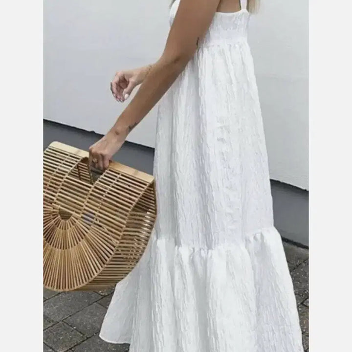 [BUNJANG] Zara Long Shirring Dress / 자라롱원피스