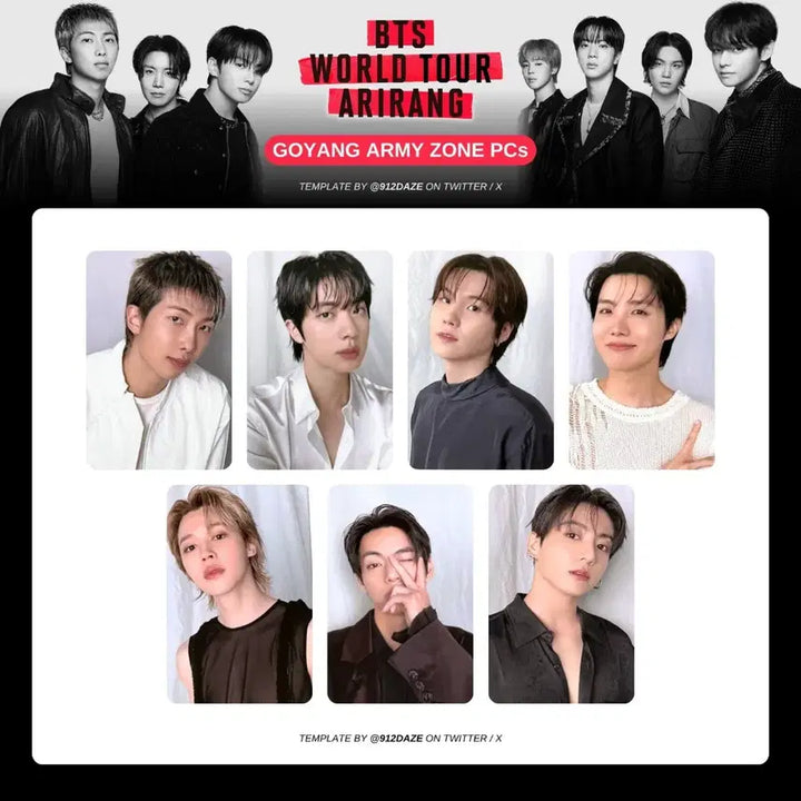 [SOLD OUT] bts 방탄 아미존 포카 arirang armybooth armyzone