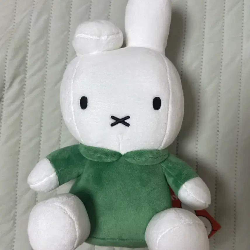 [BUNJANG] Miffy White/Green Plush Doll / <파격할인중!오늘자정까지만>딕 브루나 미피 인형 화이트/그린 봉제인형 새