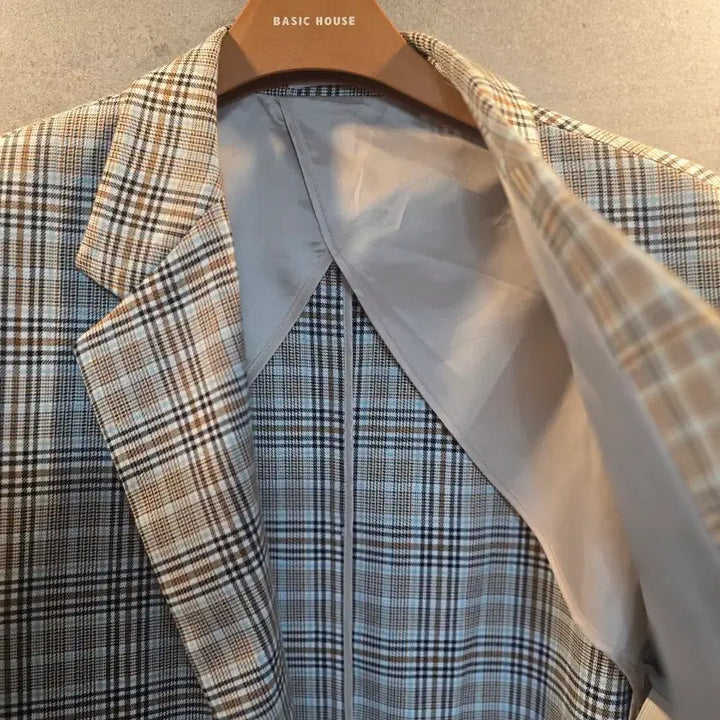 [BUNJANG] River Classy Check Jacket / ss시즌템. 리버클래시 체크 자켓. 미착.