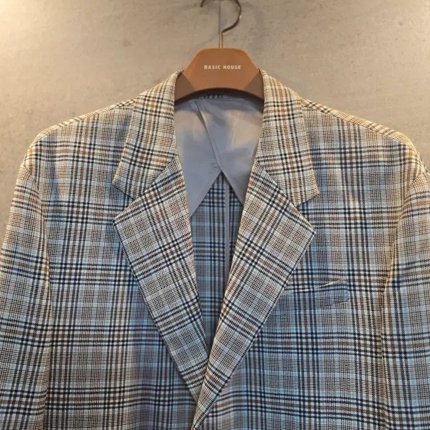 [BUNJANG] River Classy Check Jacket / ss시즌템. 리버클래시 체크 자켓. 미착.