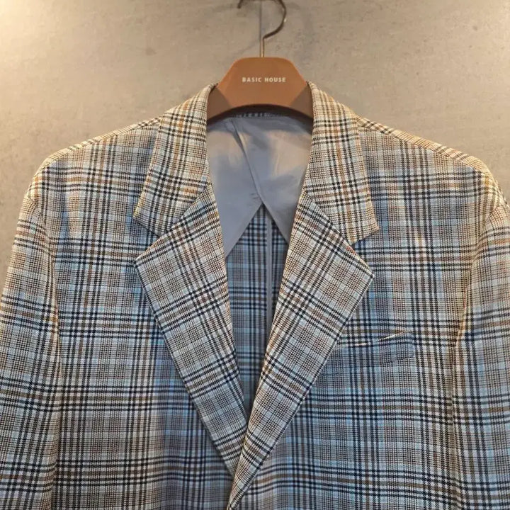 [BUNJANG] River Classy Check Jacket / ss시즌템. 리버클래시 체크 자켓. 미착.