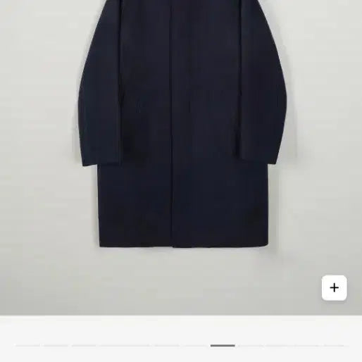 [SOLD OUT] [2] 인더로우 25FW 울 캐시미어 레글런 코트 다크네이비