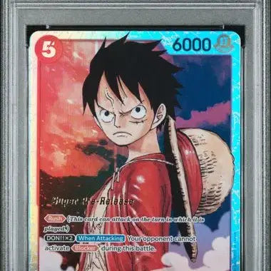 [SOLD OUT] PSA10 영판 루피 슈퍼 프리릴리즈 ST01-012 원피스카드