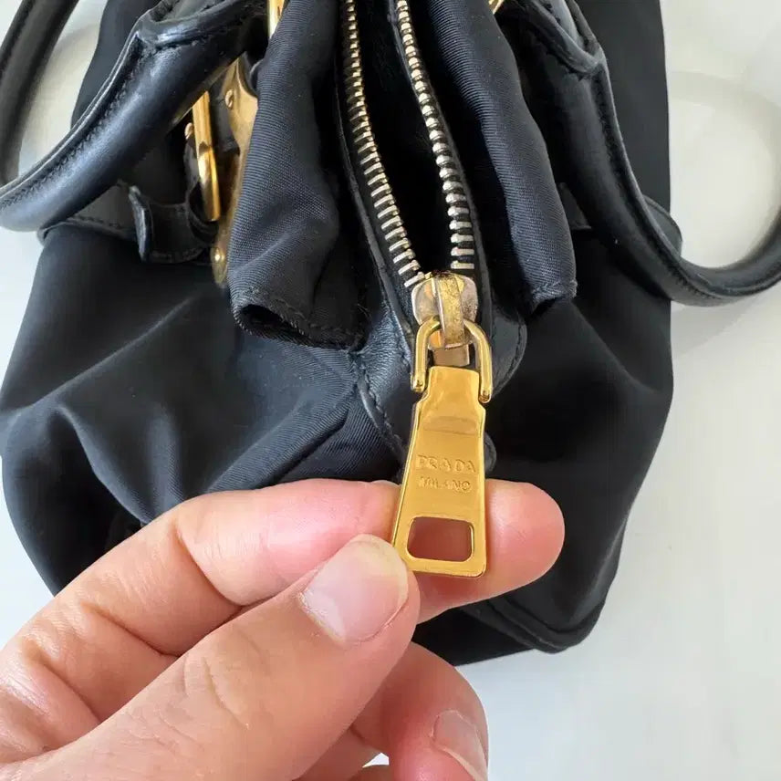 [BUNJANG] Prada Pocono Nylon Black Tote Bag / 프라다 포코노 나일론 블랙 토트백