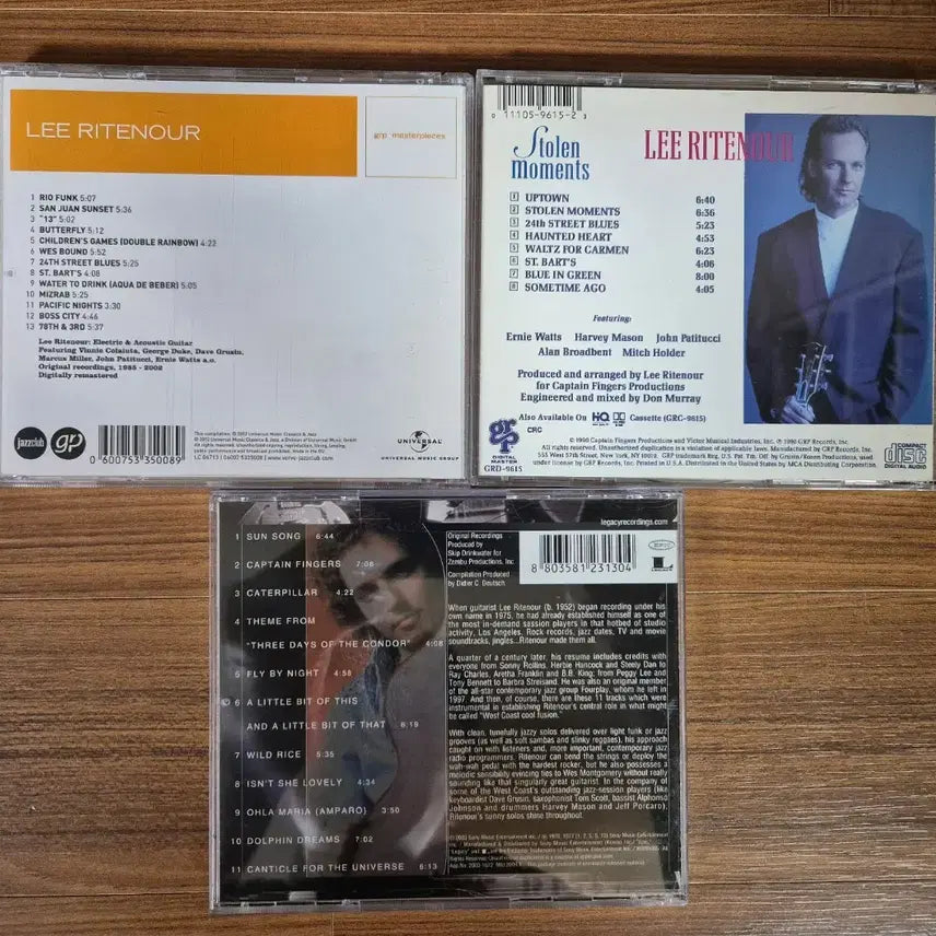 [BUNJANG] Lee Ritenour CD Album Bundle Set / 리 릿나워 Lee Ritenour CD 음반 일괄