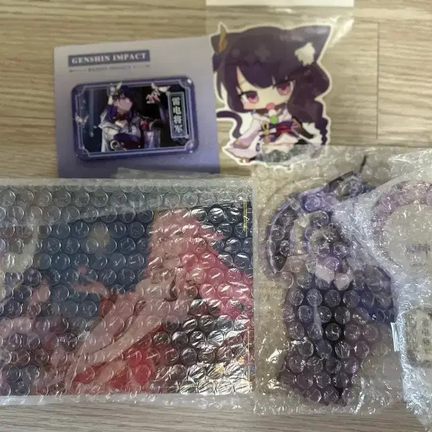 [BUNJANG] Genshin Impact Raiden Shogun Goods Bundle Set / 원신 라이덴 쇼군 굿즈 세트
