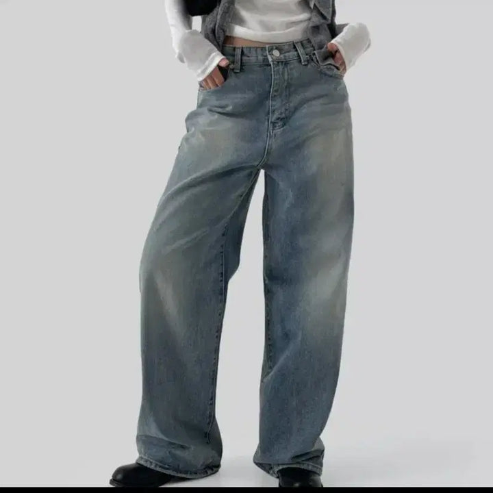 [BUNJANG] Autumn Bruise Denim L Jeans / 어텀 브루즈 데님 L