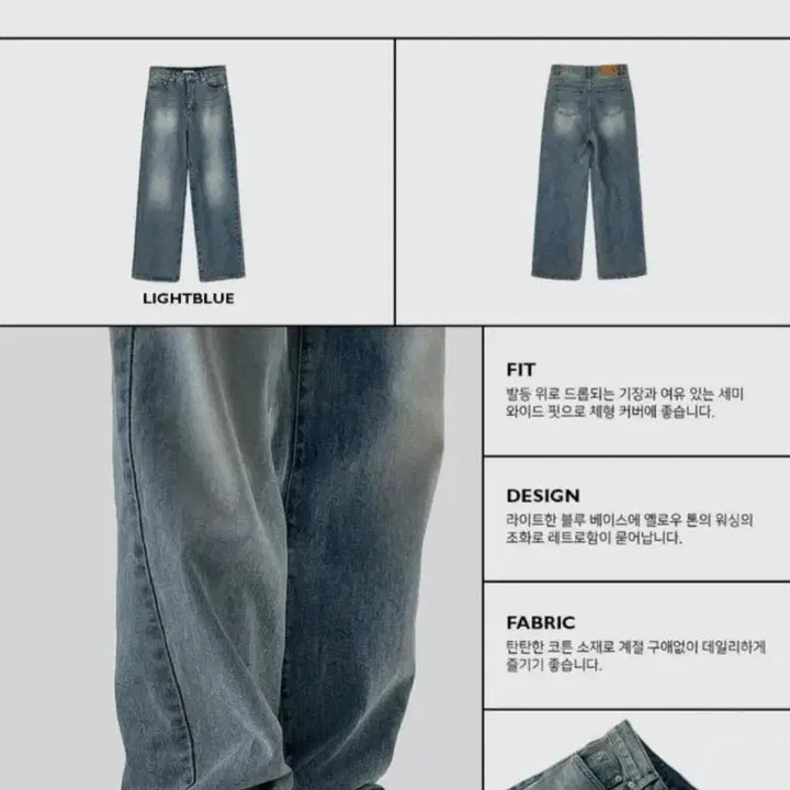[BUNJANG] Autumn Bruise Denim L Jeans / 어텀 브루즈 데님 L