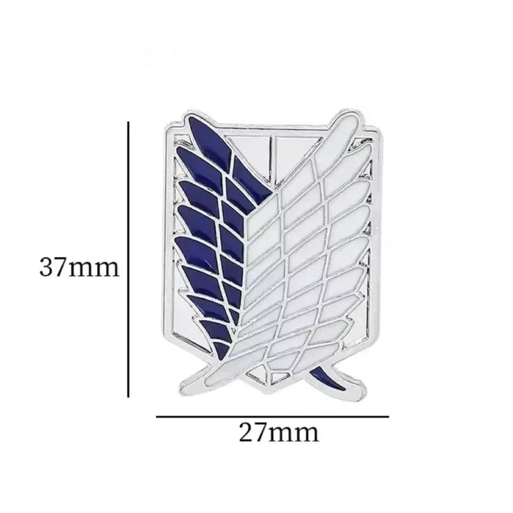[BUNJANG] Attack on Titan Scout Regiment Brooch Set / 진격의거인 조사병단 브로치 세트 (상태 최상)