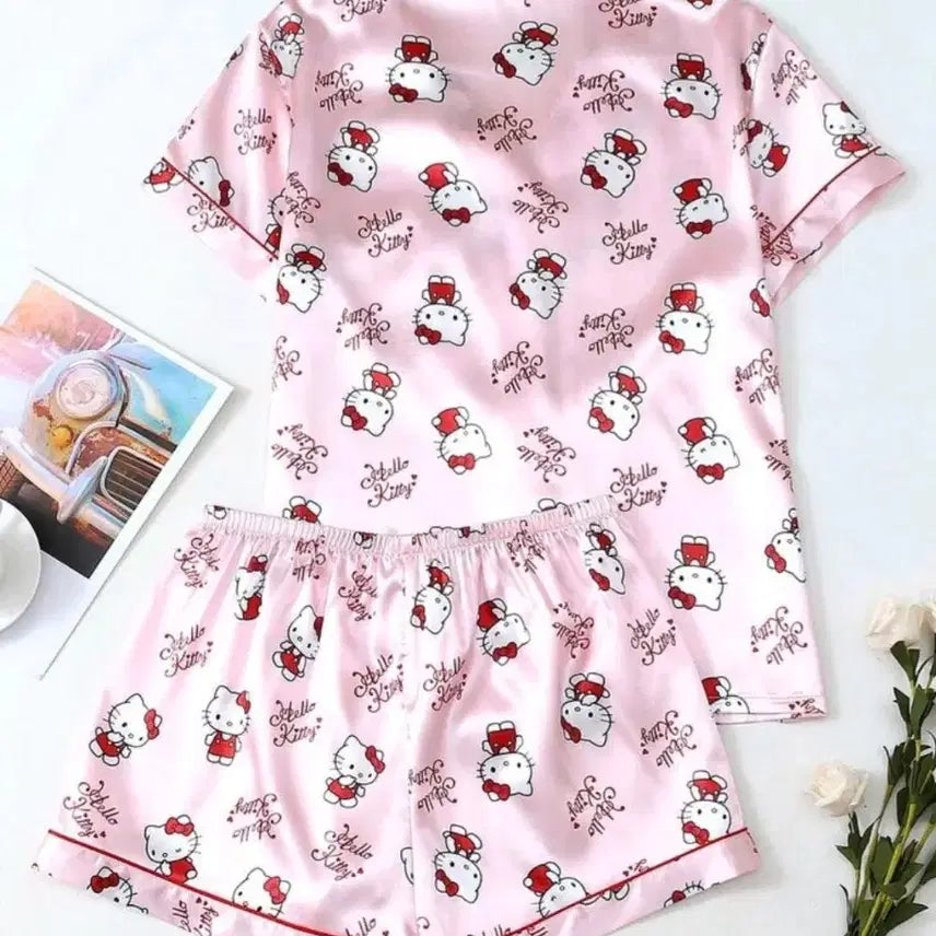 [BUNJANG] Sanrio Hello Kitty Pajama Set / 산리오 헬로키티 잠옷세트