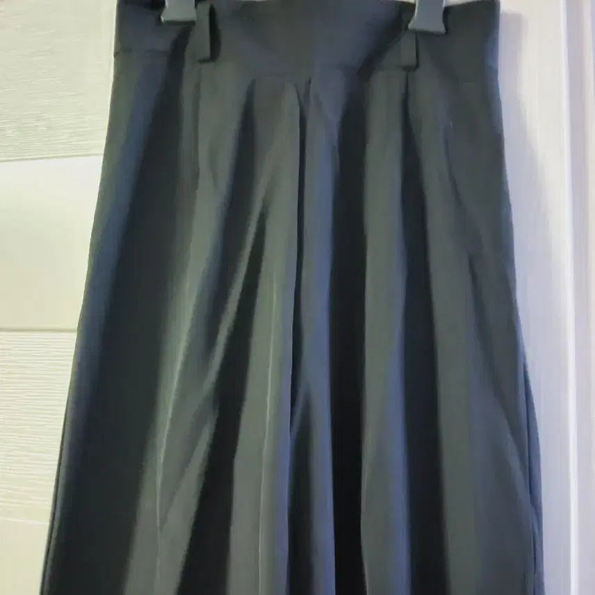 [BUNJANG] Cotton Candy Black Pleated Pintuck Wide Pants / 핀턱 와이드 팬츠 새상품
