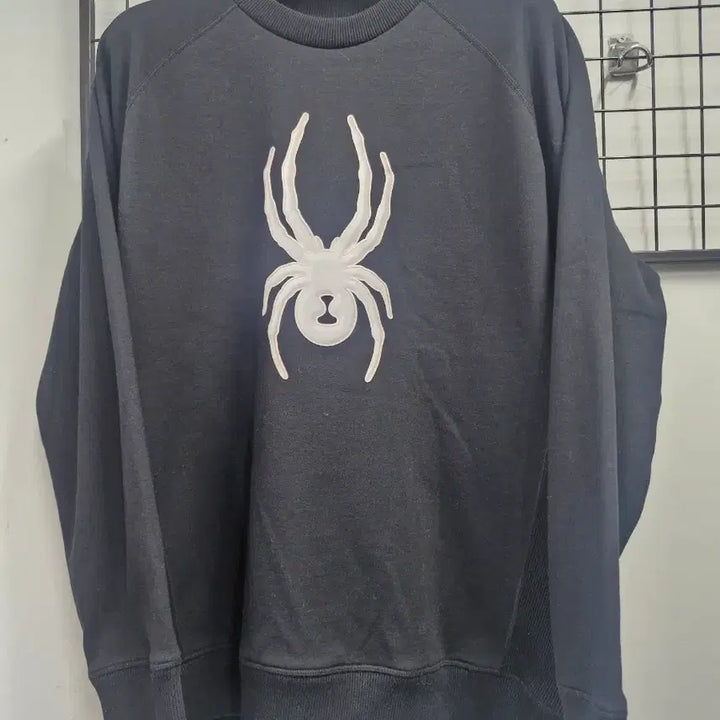 [BUNJANG] Spider Big Logo Fleece Sweatshirt / 105XL 스파이더 빅로고 기모 맨투맨.