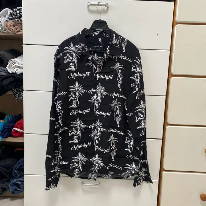 [BUNJANG] Andersson Bell Midnight Aloha Shirt / 엔더슨벨 미드나잇 알로하 셔츠