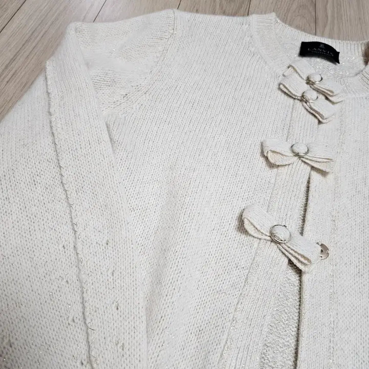 [SOLD OUT] 랑방 울블랜드 리본 가디건 90
