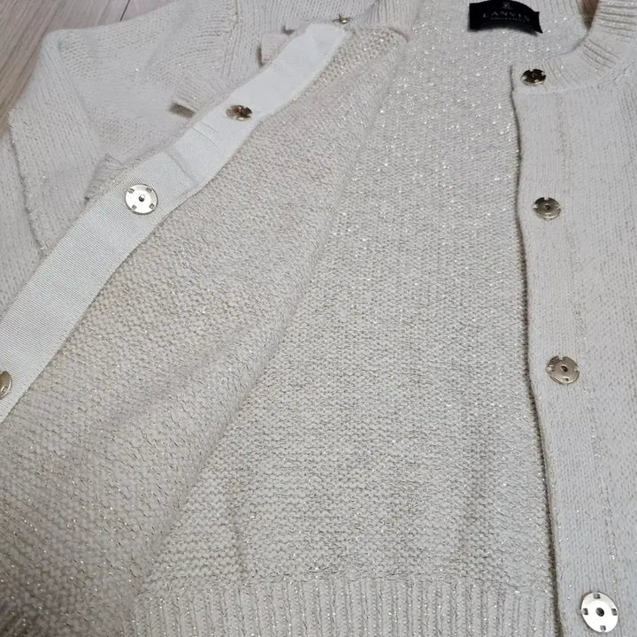[SOLD OUT] 랑방 울블랜드 리본 가디건 90