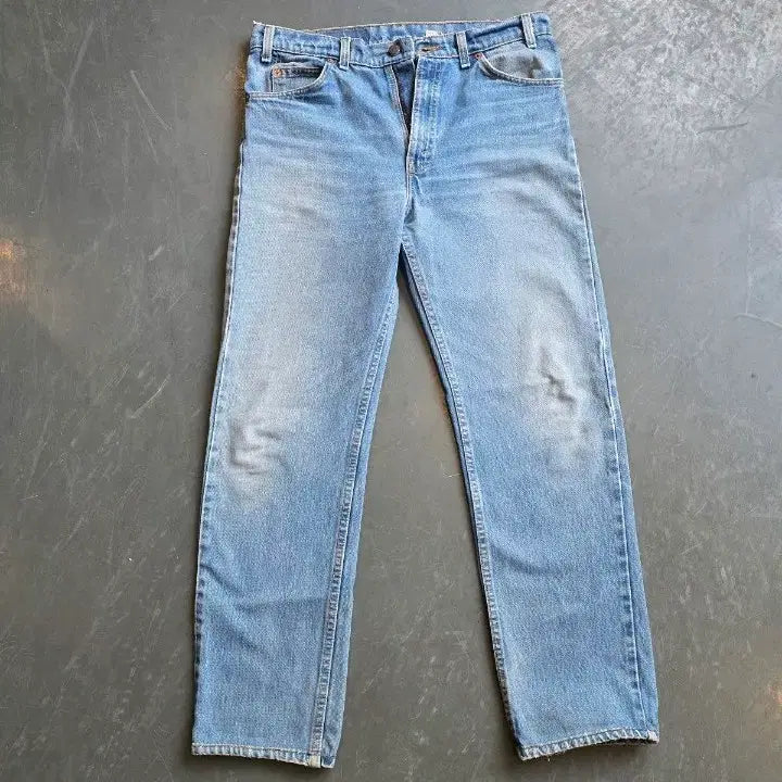 [SOLD OUT] 리바이스 505 USA 오렌지탭 연청데님 (34)