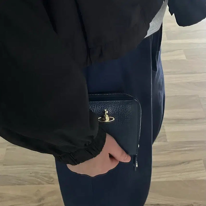 [BUNJANG] Vivienne Westwood Medium Zip Wallet / 비비안웨스트우드 지퍼 미디엄 지갑