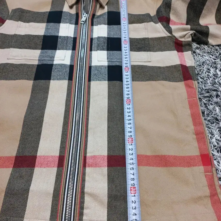 [BUNJANG] Burberry Wool Check Cotton Overshirt Jacket / 버버리 울 체크 코튼 오버셔츠 자켓 정품!남자M사이즈105~110!실착1