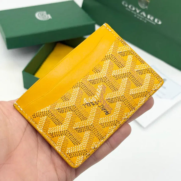[BUNJANG] Goyard Saint Pierre Card Wallet Yellow / [정품] 고야드 생쉴피스 카드지갑 옐로우