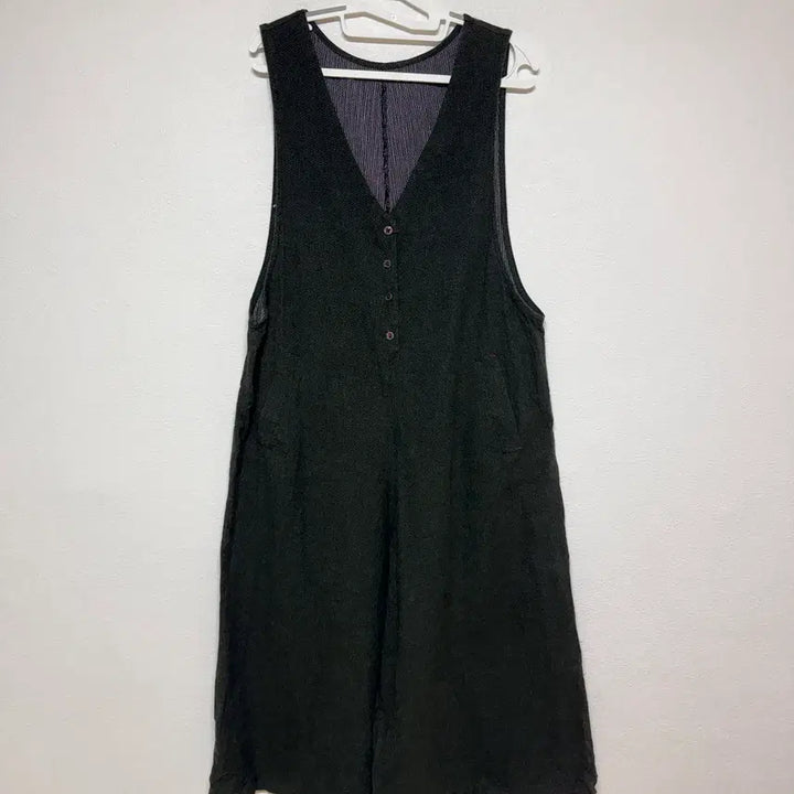 [BUNJANG] Khaki Wide Jumpsuit - Size F / 카키 와이드 점프수트 F