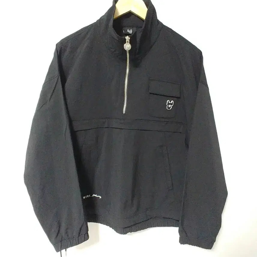 [SOLD OUT] 라이프워크 우븐 아노락 하프집업 / 프리사이즈