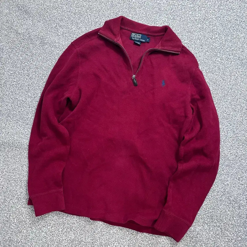 [BUNJANG] Polo Ralph Lauren Half-Zip Knit Sweater / 폴로 랄프로렌(Polo Ralph Lauren) 반집업 니트