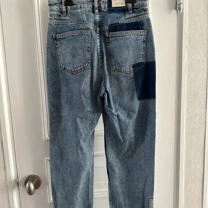 [BUNJANG] Maje Patchwork Denim Pants / 마쥬 패치워크 데님 팬츠 36
