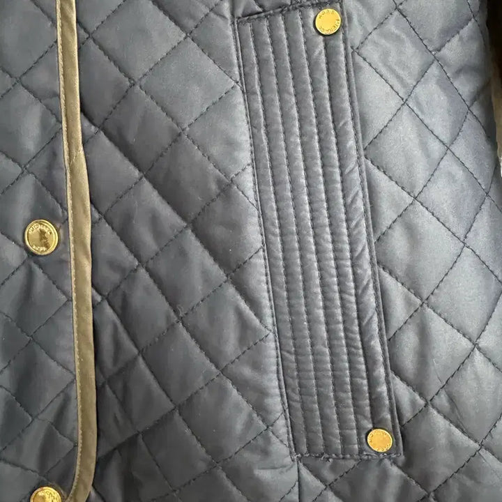 [BUNJANG] Michael Kors Quilted Jacket - Navy / 정품 마이클코어스 퀄팅 자켓 네이비 금장