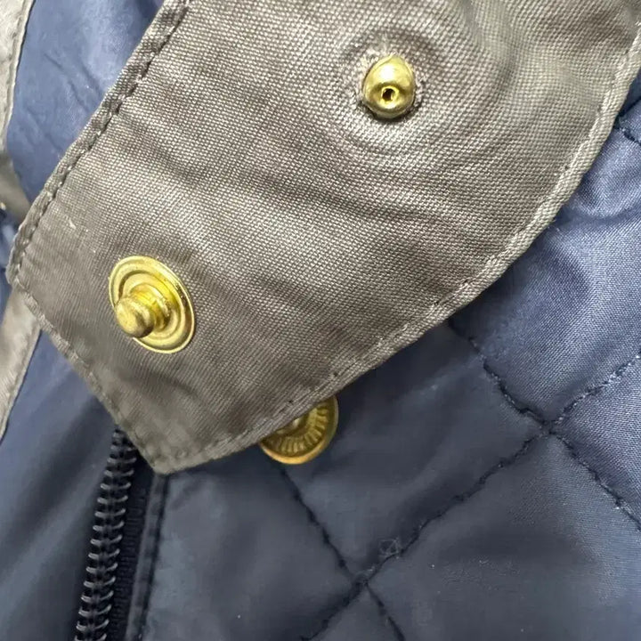 [BUNJANG] Michael Kors Quilted Jacket - Navy / 정품 마이클코어스 퀄팅 자켓 네이비 금장