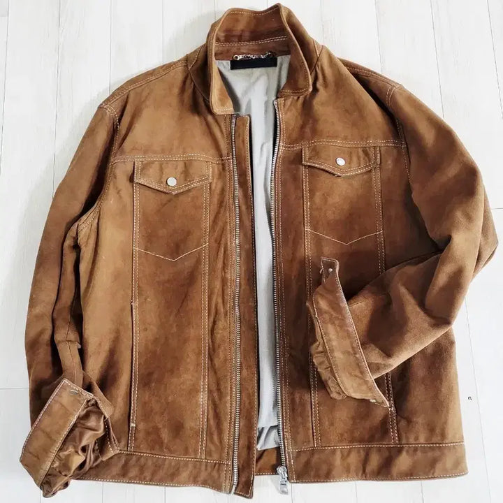 [SOLD OUT] 자라브라운 스웨이드 남성 자켓105