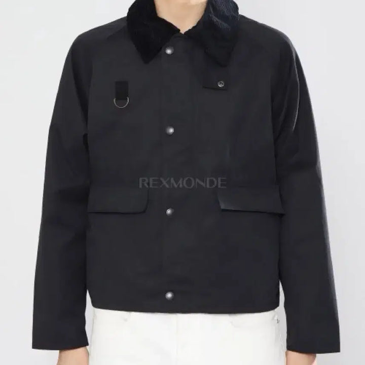 [BUNJANG] Barbour OS Spey Navy Casual Jacket / 바버 OS SPEY(논왁스 자켓)