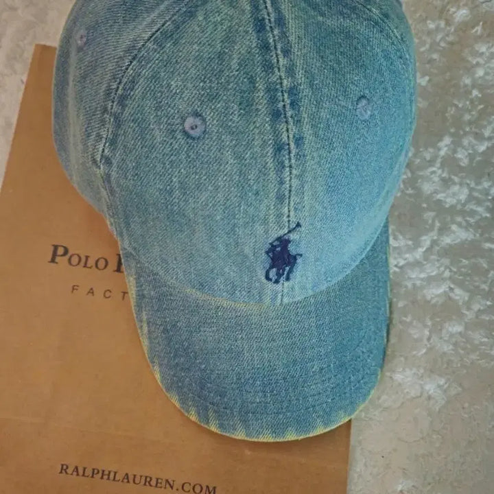 [BUNJANG] Polo Ralph Lauren Denim Baseball Cap / 폴로 데님모자 폴로 볼캡 데님 새상품