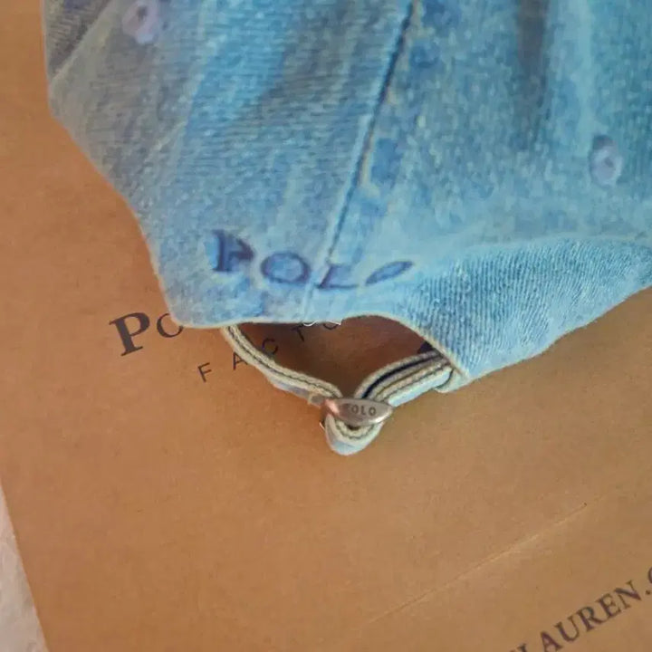 [BUNJANG] Polo Ralph Lauren Denim Baseball Cap / 폴로 데님모자 폴로 볼캡 데님 새상품