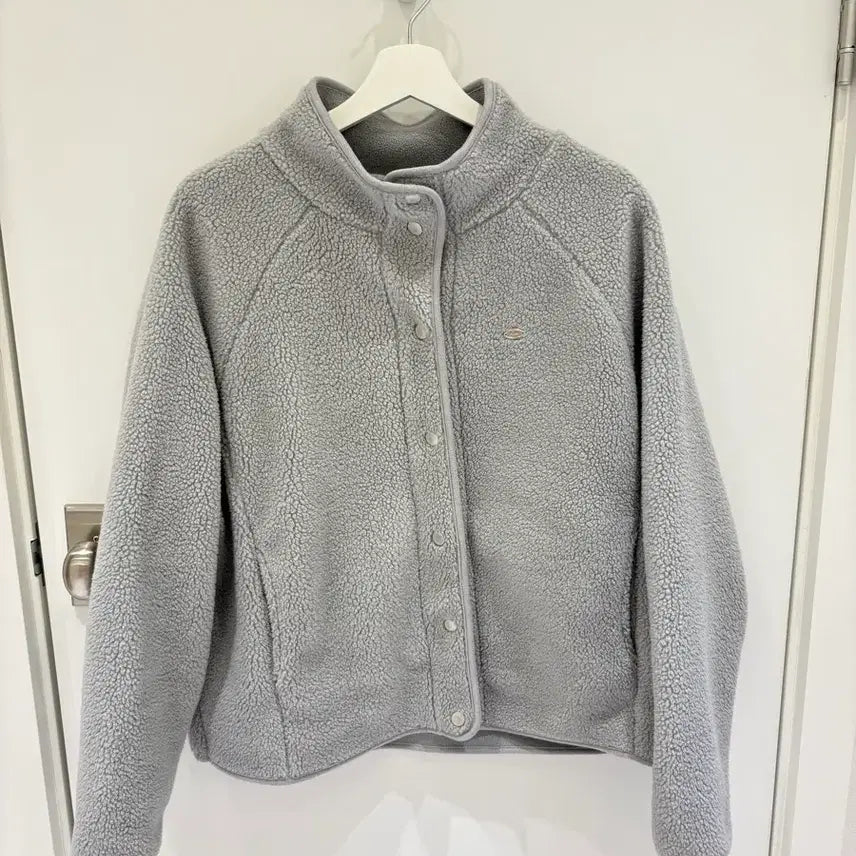 [BUNJANG] Here You Fleece Gray Jacket / 유리에 히얼유 후리스